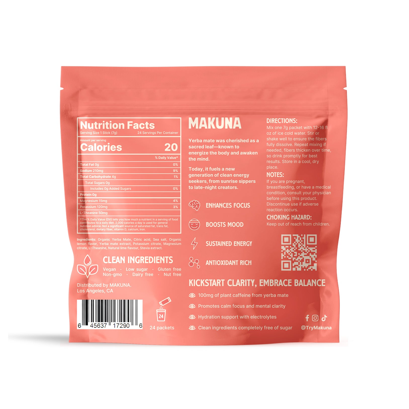 Makuna Yerba Mate Stick Packs